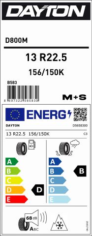 13R22.5 156/150K D800M İnşaat/Hafriyat